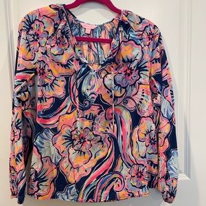 Lilly Pulitzer top in Nauti Navy